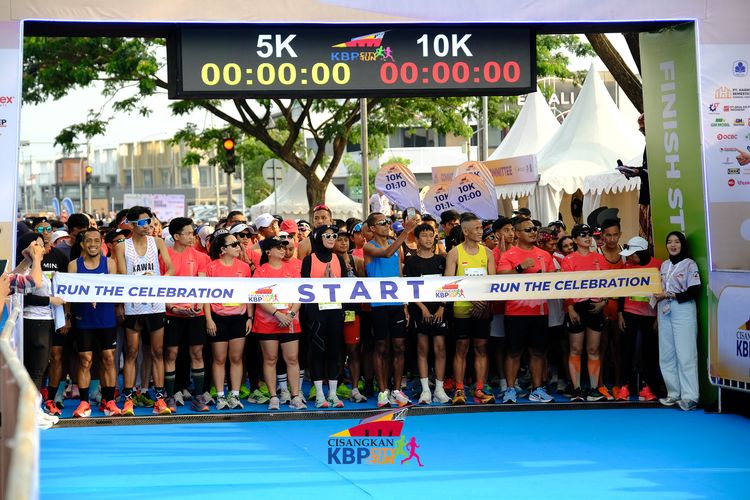 Race photo from CISANGKAN KBP CITY RUN 2025