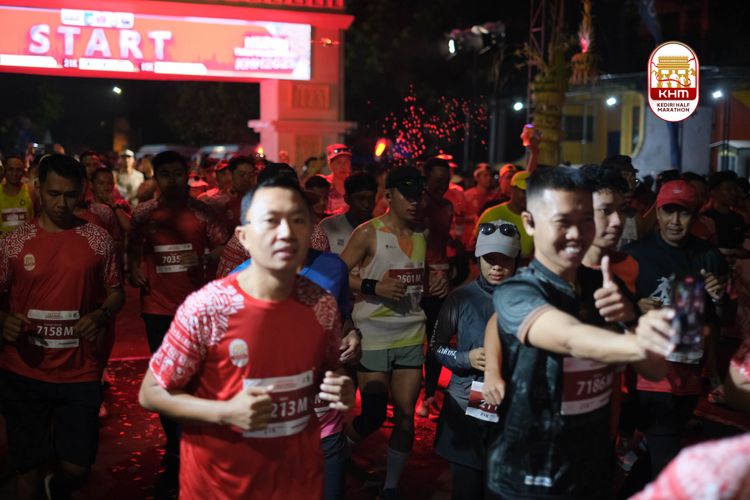 Race photo from Kediri Half Marathon 2025