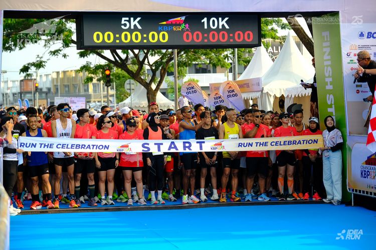 Race photo from CISANGKAN KBP CITY RUN 2025