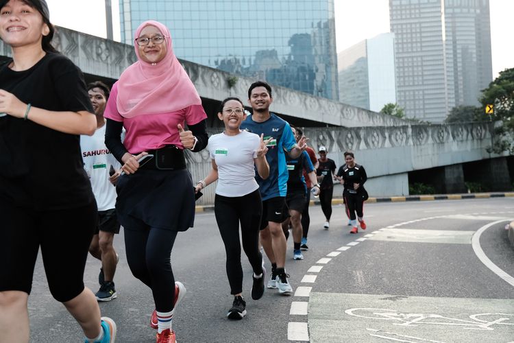 Race photo from Lari Bareng Yuk!