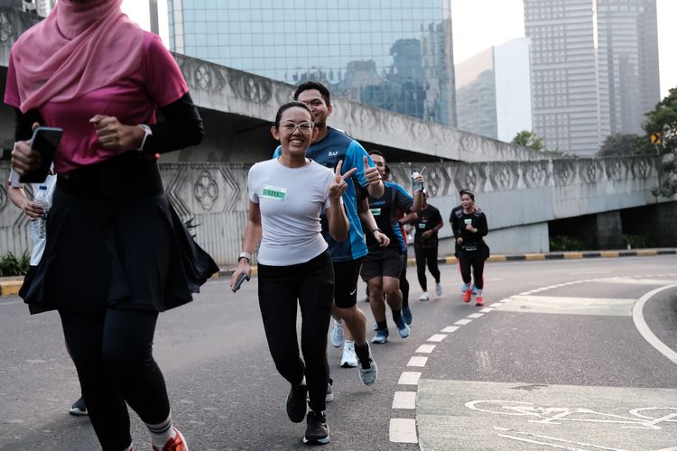 Race photo from Lari Bareng Yuk!