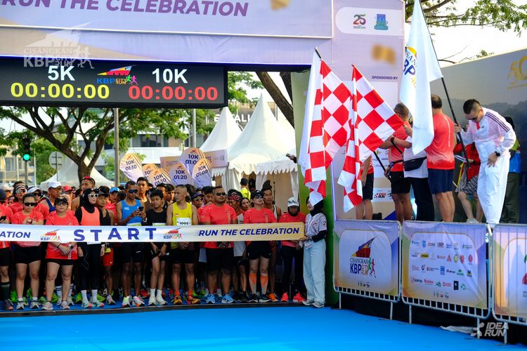 Race photo from CISANGKAN KBP CITY RUN 2025