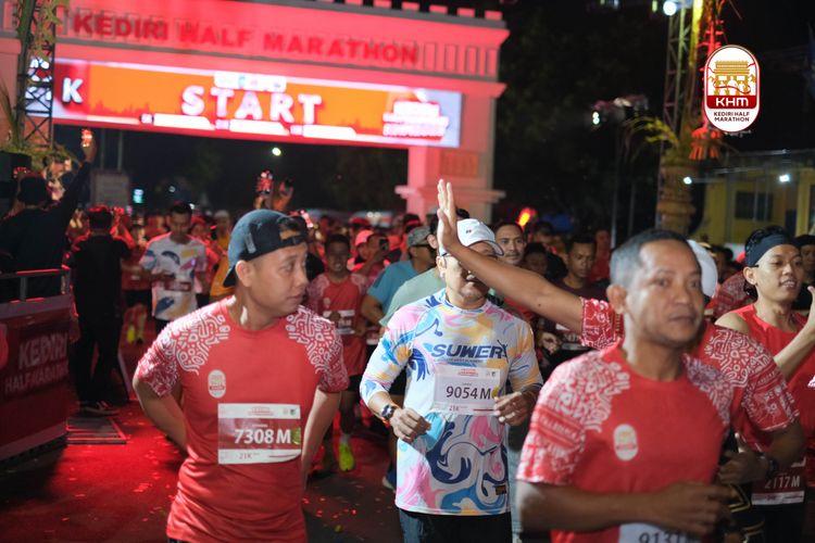 Race photo from Kediri Half Marathon 2025