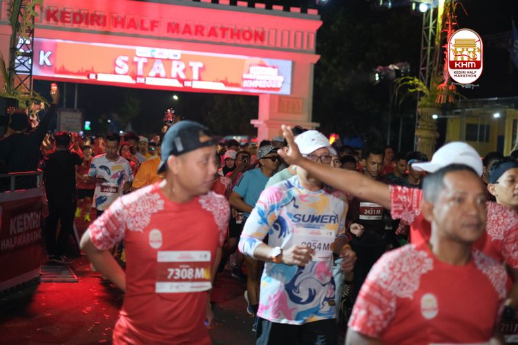 Race photo from Kediri Half Marathon 2025