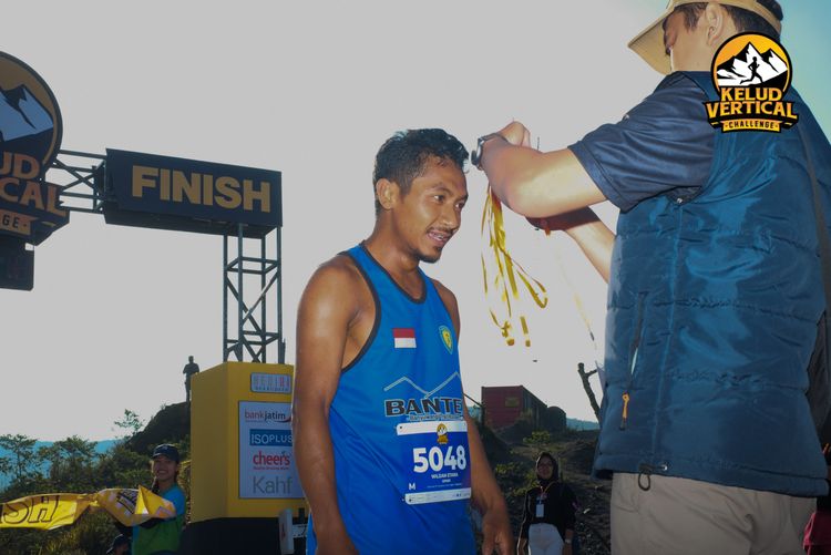Race photo from Kelud Vertical Challenge 2024