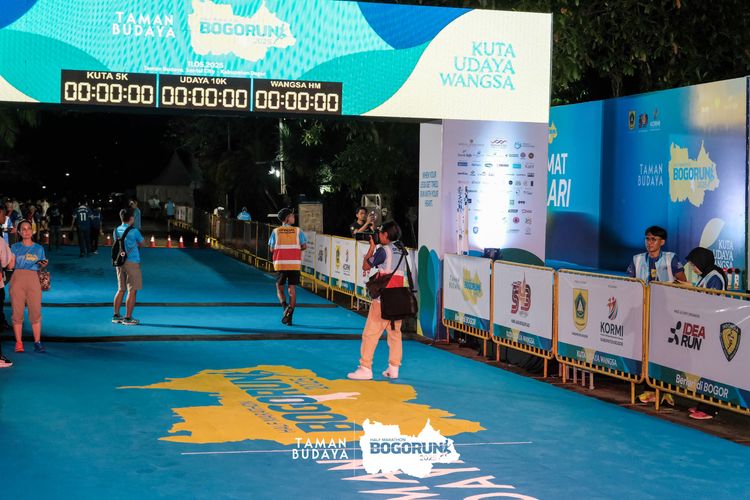 Race photo from Taman Budaya x BOGORUN 2025