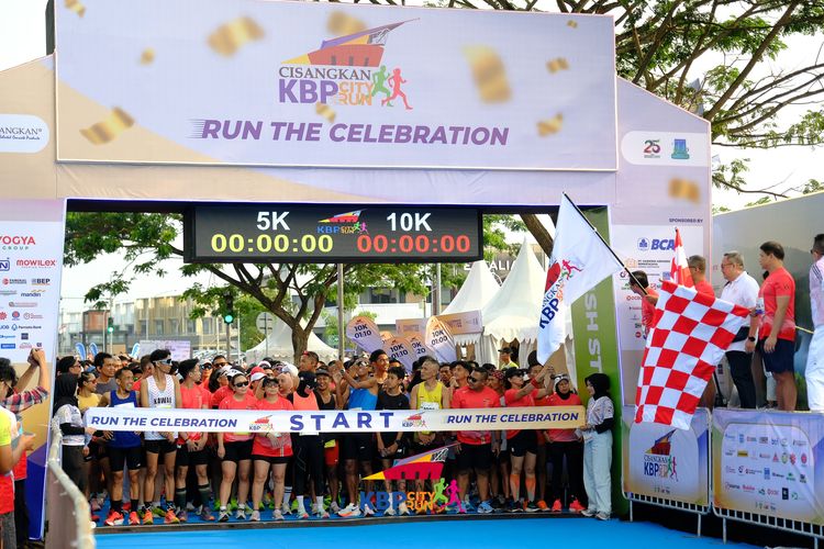 Race photo from CISANGKAN KBP CITY RUN 2025