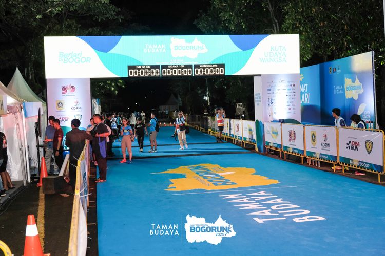 Race photo from Taman Budaya x BOGORUN 2025