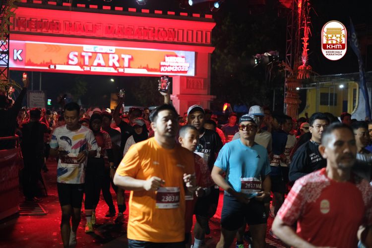 Race photo from Kediri Half Marathon 2025
