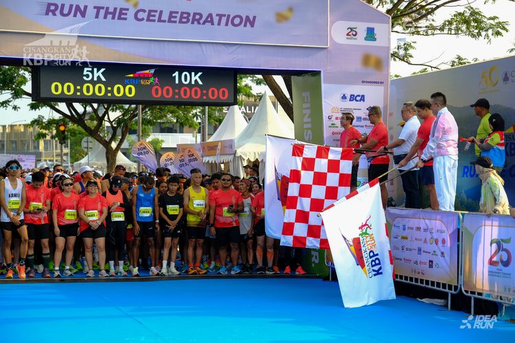 Race photo from CISANGKAN KBP CITY RUN 2025