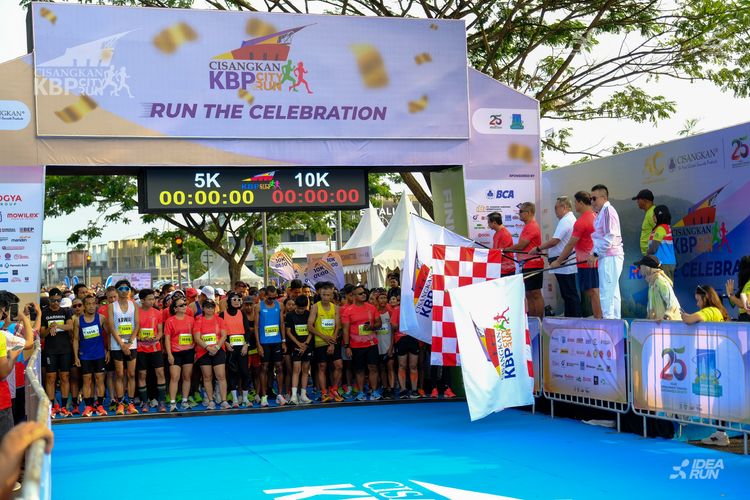 Race photo from CISANGKAN KBP CITY RUN 2025