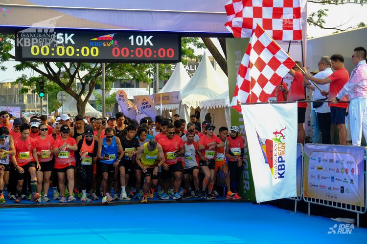 Race photo from CISANGKAN KBP CITY RUN 2025
