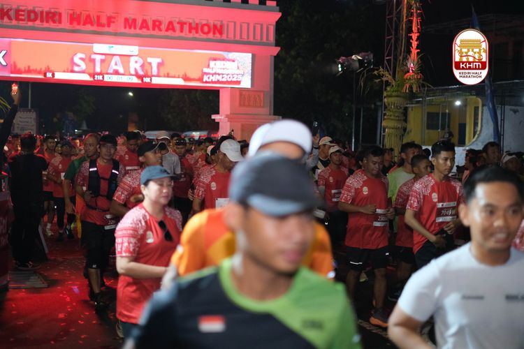 Race photo from Kediri Half Marathon 2025