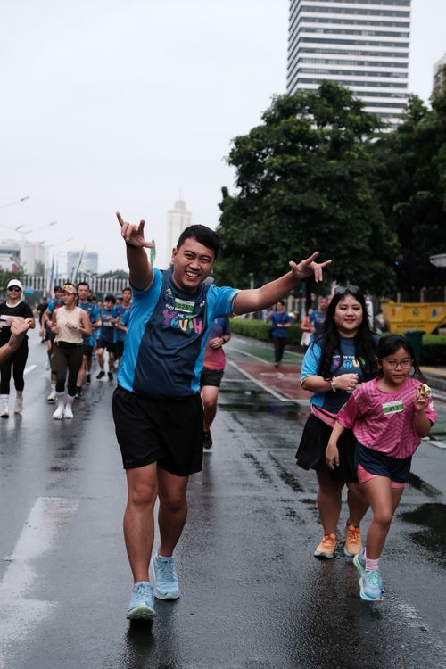 Race photo from Road to BAF Lions Run 2024