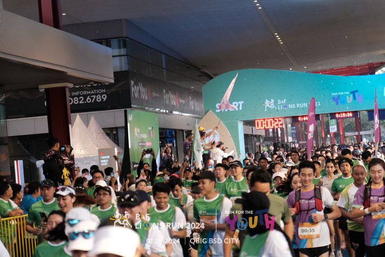 Race photo from BAF LIONS RUN 2024