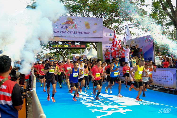 Race photo from CISANGKAN KBP CITY RUN 2025