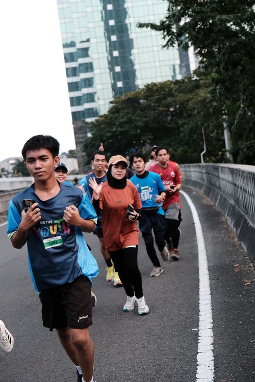 Race photo from Lari Bareng Yuk!