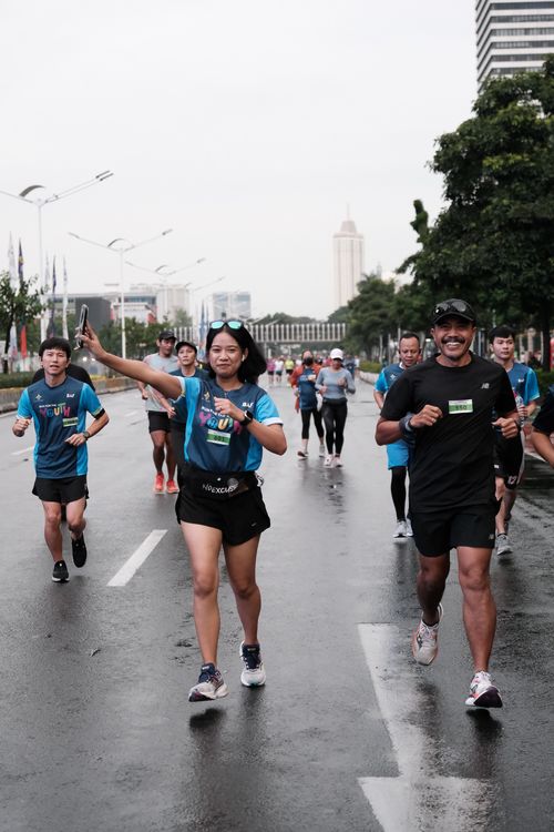 Race photo from Road to BAF Lions Run 2024