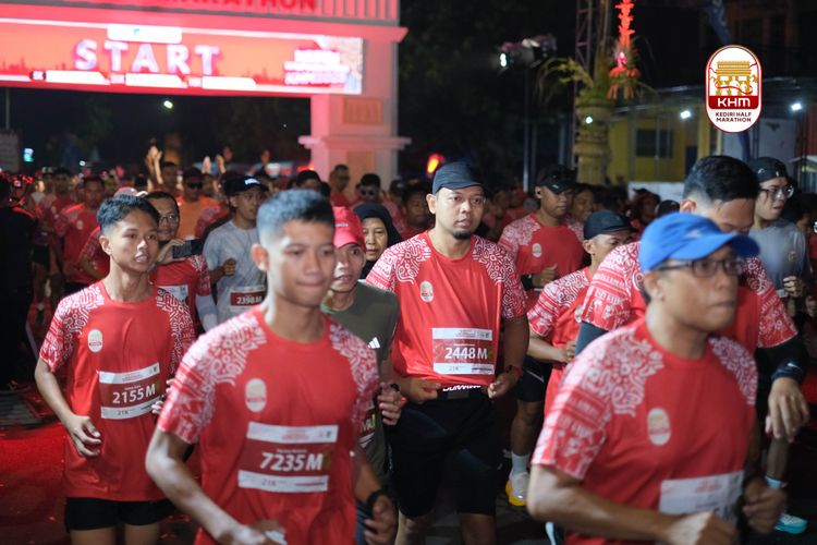 Race photo from Kediri Half Marathon 2025