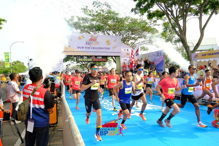 Race photo from CISANGKAN KBP CITY RUN 2025