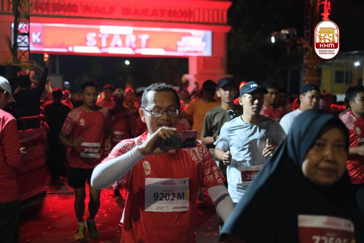 Race photo from Kediri Half Marathon 2025