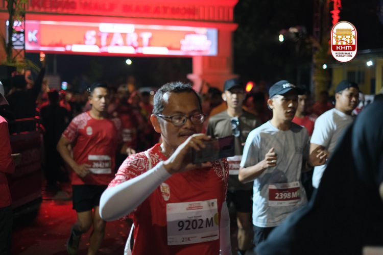 Race photo from Kediri Half Marathon 2025