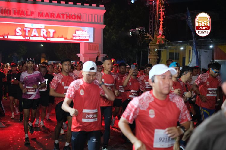 Race photo from Kediri Half Marathon 2025