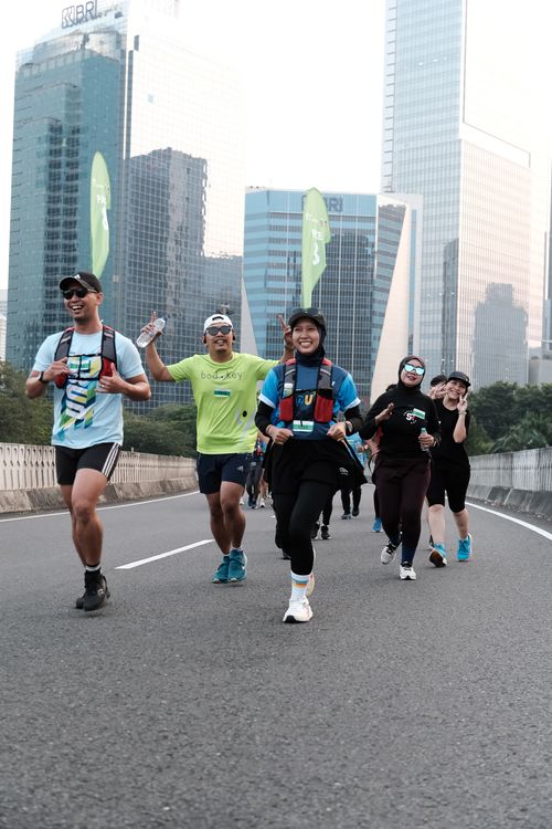 Race photo from Lari Bareng Yuk!