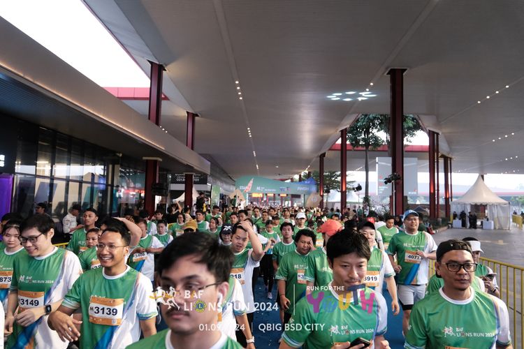 Race photo from BAF LIONS RUN 2024