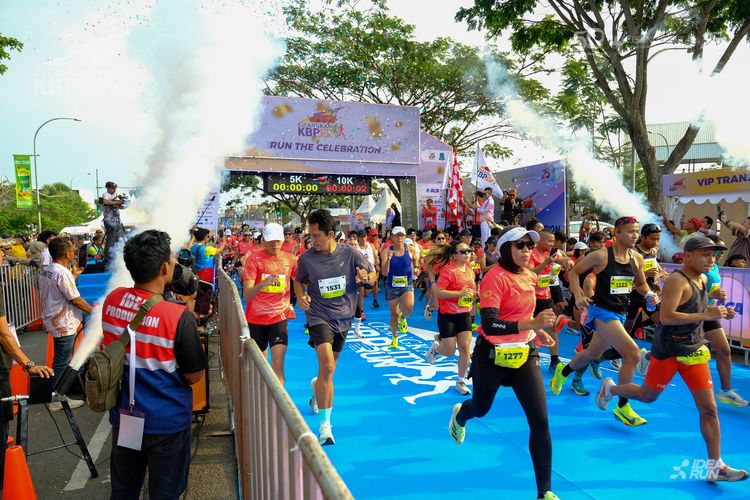 Race photo from CISANGKAN KBP CITY RUN 2025
