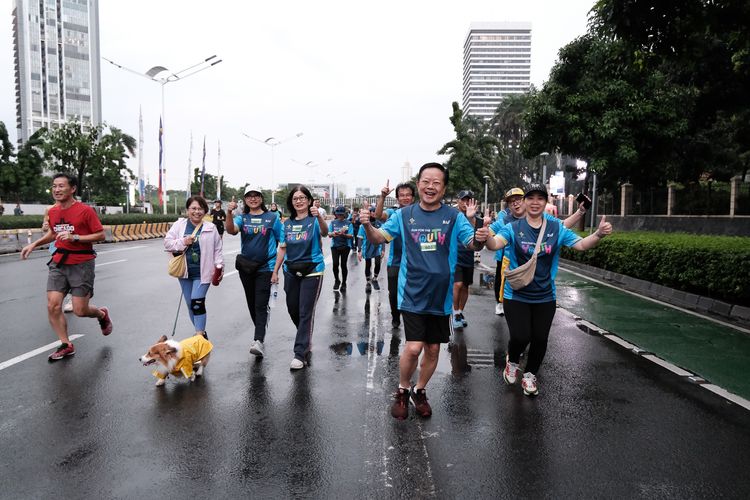 Race photo from Road to BAF Lions Run 2024