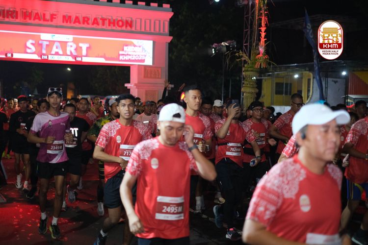 Race photo from Kediri Half Marathon 2025