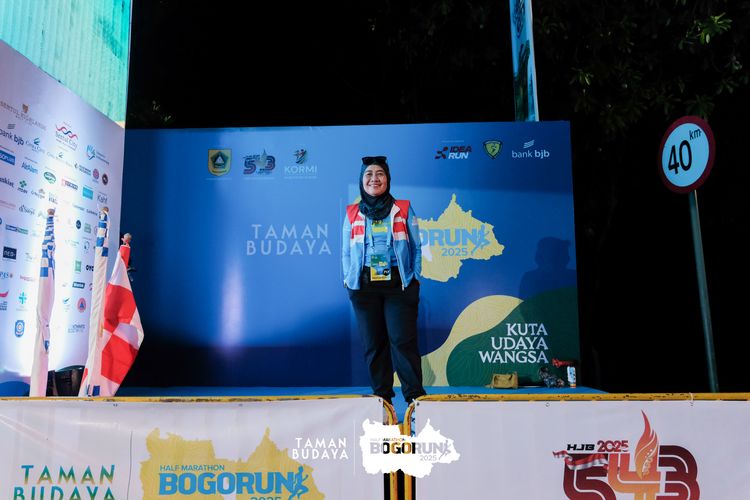 Race photo from Taman Budaya x BOGORUN 2025