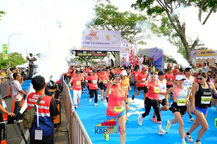 Race photo from CISANGKAN KBP CITY RUN 2025