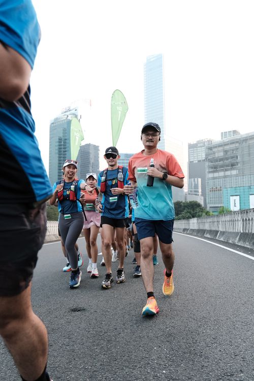 Race photo from Lari Bareng Yuk!