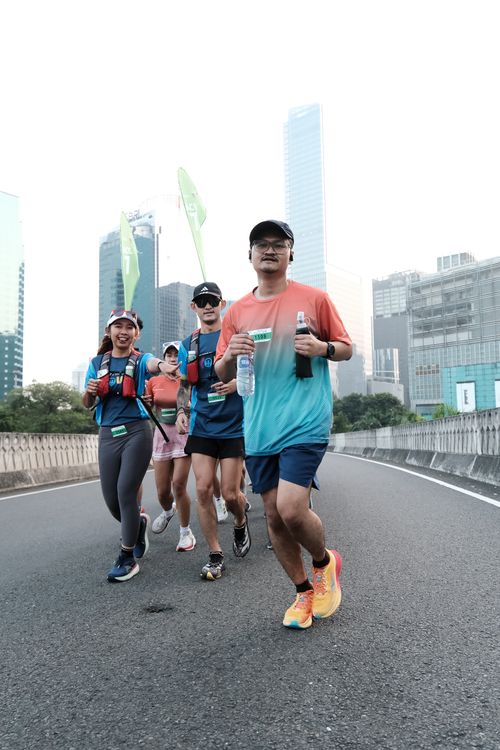 Race photo from Lari Bareng Yuk!