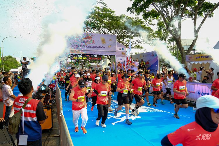 Race photo from CISANGKAN KBP CITY RUN 2025