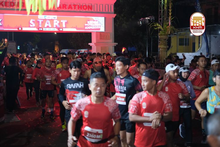 Race photo from Kediri Half Marathon 2025