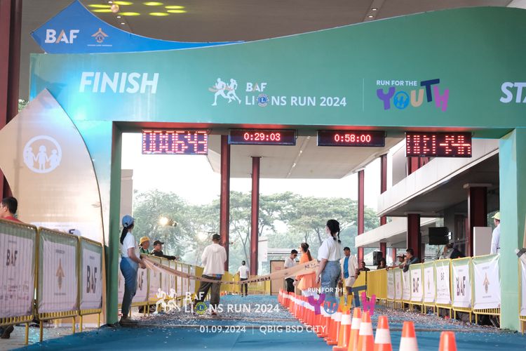 Race photo from BAF LIONS RUN 2024