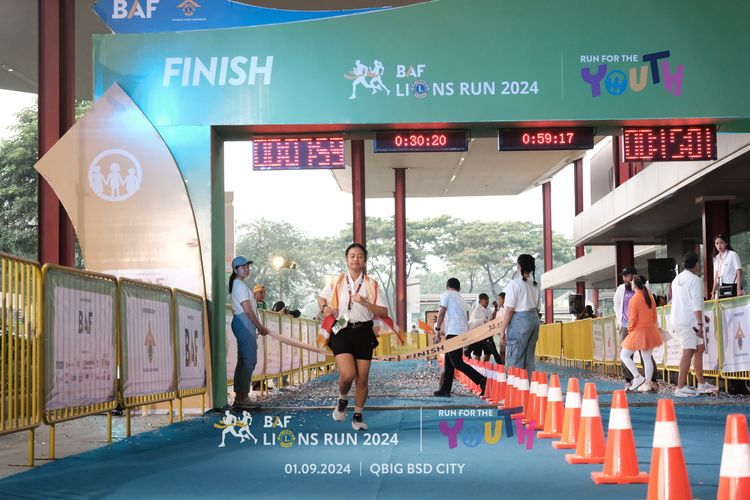 Race photo from BAF LIONS RUN 2024