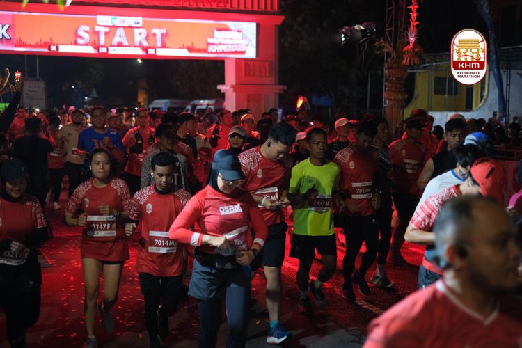 Race photo from Kediri Half Marathon 2025