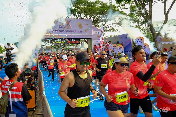 Race photo from CISANGKAN KBP CITY RUN 2025