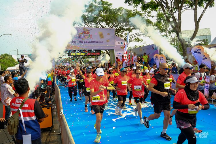Race photo from CISANGKAN KBP CITY RUN 2025