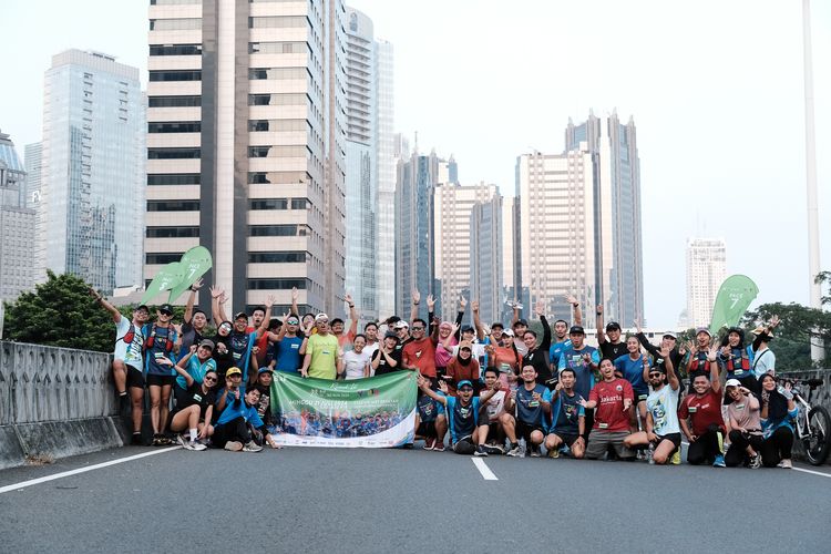 Race photo from Lari Bareng Yuk!