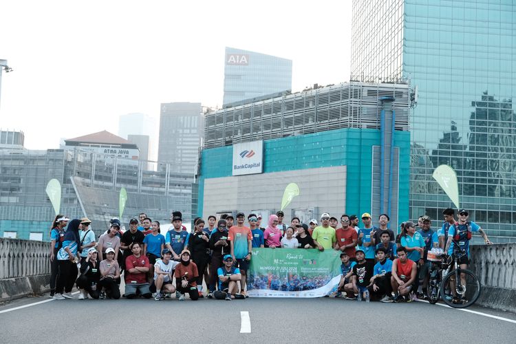 Race photo from Lari Bareng Yuk!