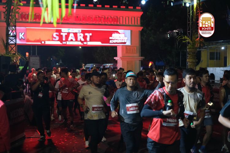 Race photo from Kediri Half Marathon 2025