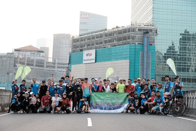 Race photo from Lari Bareng Yuk!