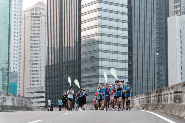 Race photo from Lari Bareng Yuk!