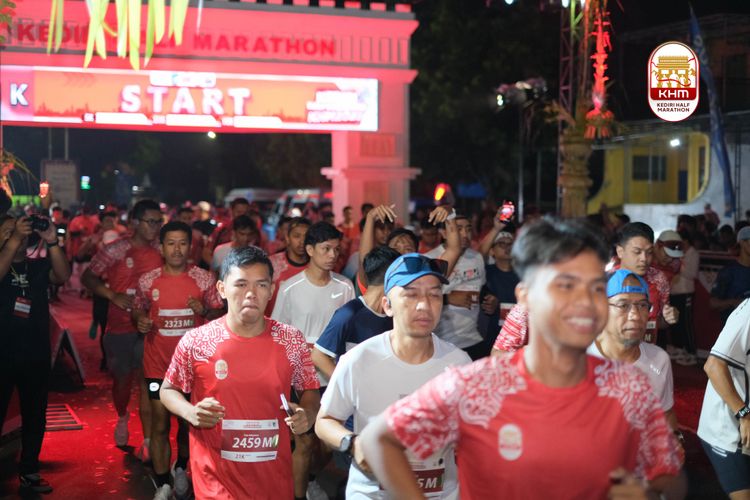 Race photo from Kediri Half Marathon 2025