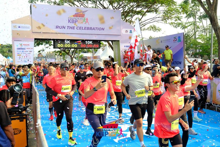 Race photo from CISANGKAN KBP CITY RUN 2025